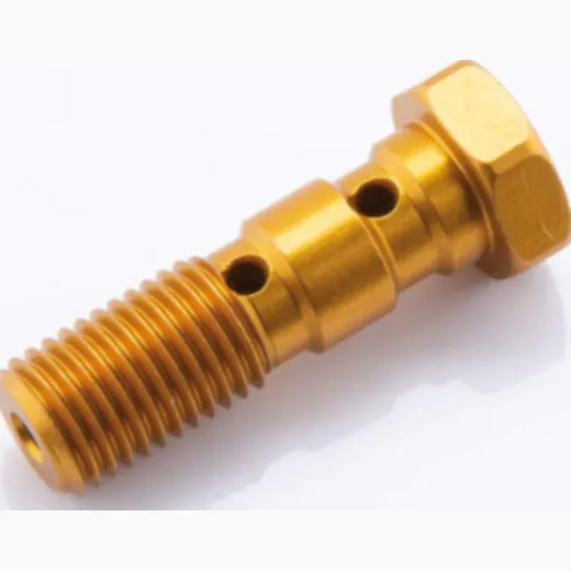 LSL Alu-Doppelhohlschraube M10x1.25, gold