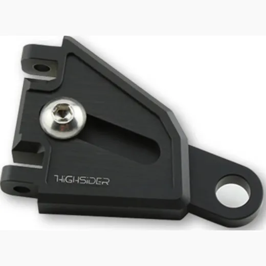 HIGHSIDER CNC aluminium lamp holder EXTEND, black, adjustable length