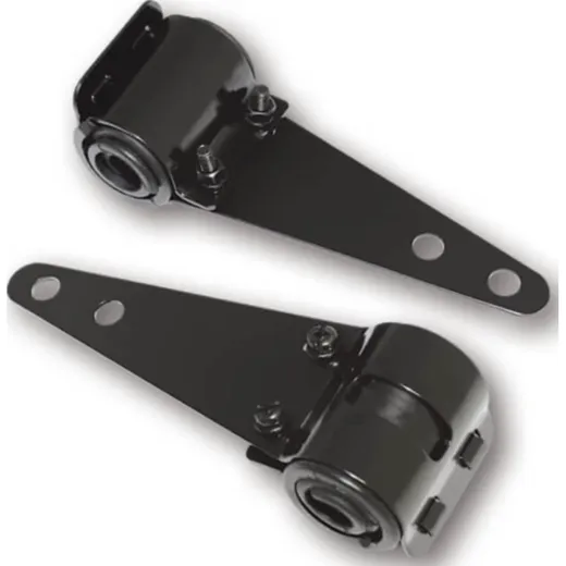 Universal lamp holder black, 30 - 38 mm