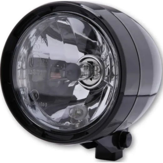 Lampe SHIN YO ABS Scheinwerfer mit Standlicht, schwarz, HS1, untere Befestigung