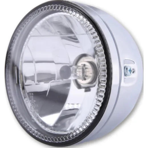 Lampe HIGHSIDER HIGHSIDER 5 3/4 Zoll Hauptscheinwerfer SKYLINE, LED Standlichtring 223-023