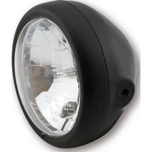 Lampe Licht SHIN YO SHIN YO 5 3/4 Zoll Hauptscheinwerfer PECOS, schwarz matt