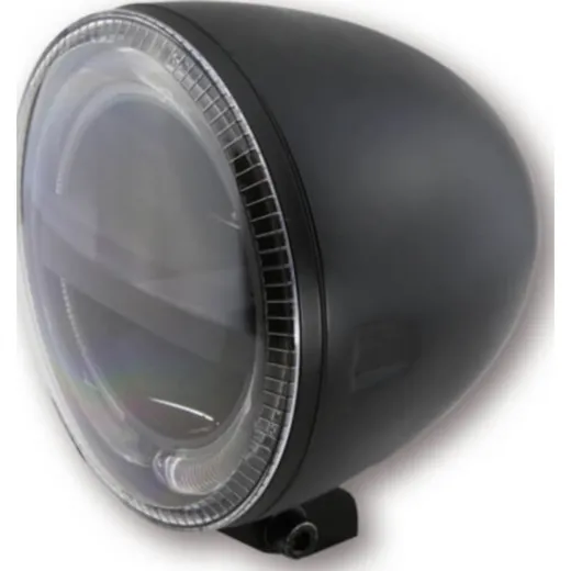 Lampe Licht HIGHSIDER HIGHSIDER 5 3/4 Zoll LED Hauptscheinwerfer CIRCLE, schwarz 223-048