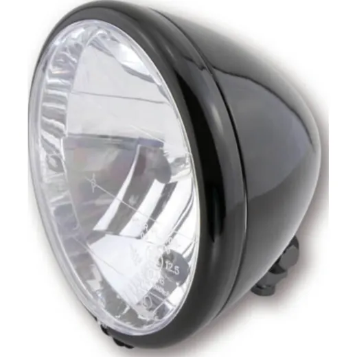 Lampe Licht SHIN YO 6 1/2 Zoll Hauptscheinwerfer EL PASO schwarz glänzend