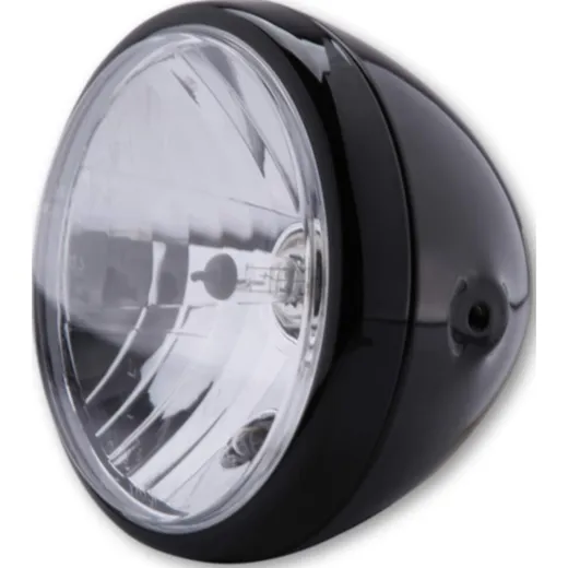 Lampe Licht SHIN YO 7 Zoll Scheinwerfer RENO, schwarz glänzend 223-130