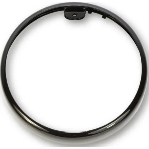 SHIN YO Lamp ring for 7 inch headlight RENO, black glossy