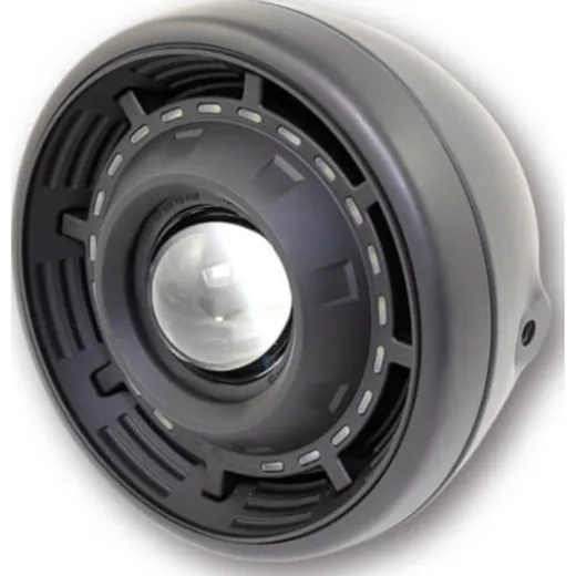 Lampe Licht SHIN YO Ellipsoid-Scheinwerfer CYCLOPS, schwarz matt