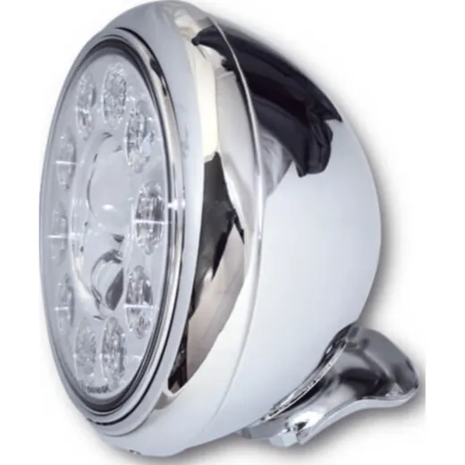 Lampe Licht HIGHSIDER 7 Zoll HD-STYLE TYP 1 LED-Scheinwerfer, untere Befestigung