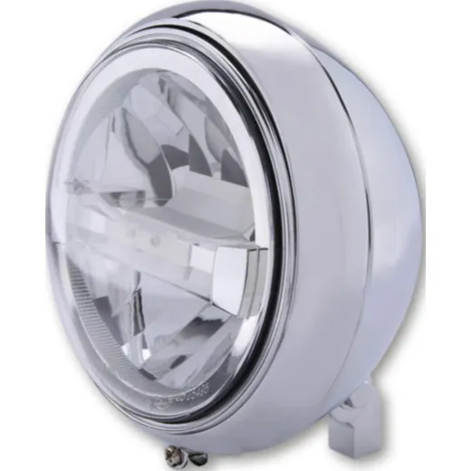 HIGHSIDER HIGHSIDER 7 Zoll LED-Scheinwerfer YUMA 2 TYP 4 mit TFL, chrom