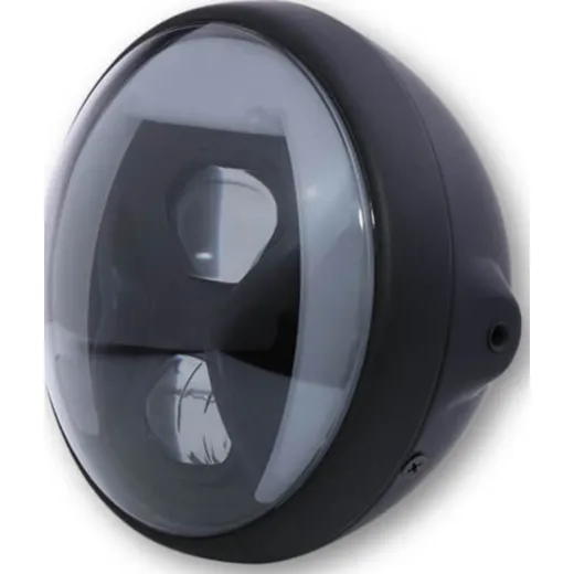 HIGHSIDER 7 Zoll LED Scheinwerfer BRITISH-STYLE TYP 8 mit TFL, Kurvenlicht