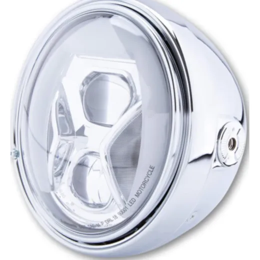 Lampe HIGHSIDER 7 Zoll LED Scheinwerfer SANTA FE TYP 8 mit TFL, Kurvenlicht 223-242