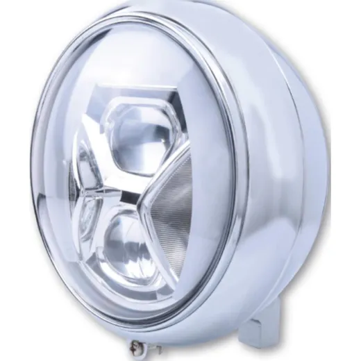 HIGHSIDER 7 Zoll LED Scheinwerfer YUMA 2 TYP 8 mit TFL, Kurvenlicht 223-244