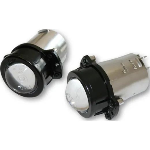 Lampe SHIN YO 38mm Ellipsoideinsätze, Fern-u. Abblendlicht, H1 55 Watt