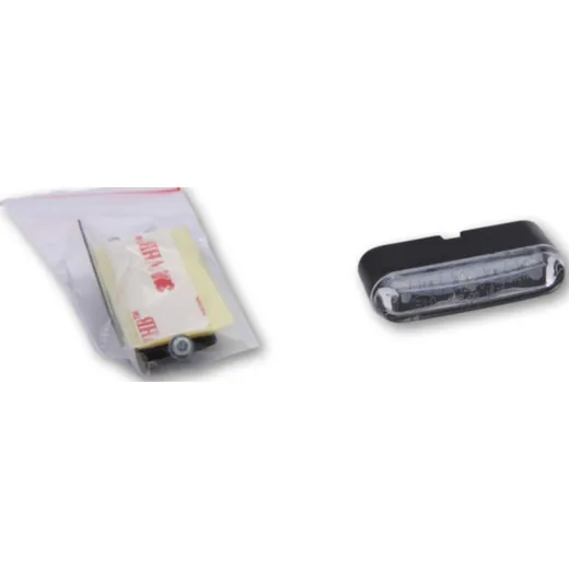 SHIN YO Universal TRI-LED-Standlicht mit Halter und selbstklebender Folie, 12V