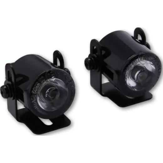 SHIN YO LED parking light, round, diameter 24.7 mm, with universal holder