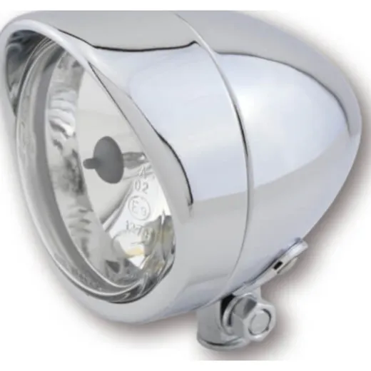 Lampe Licht SHIN YO Scheinwerfer BULLET SMOOTHED, chrom