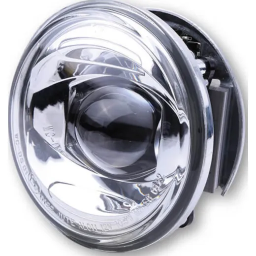SHIN YO 4-inch LED dipped beam headlight insert, chrome