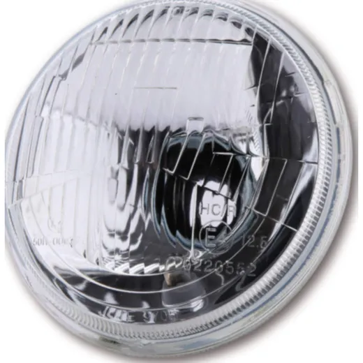SHIN YO H4 Insert 5 3/4 inch with parking light, embossed glass, E-marked