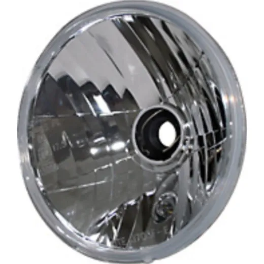 SHIN YO H4 headlight insert, symmetrical prismatic reflector with clear glass, 7 in.