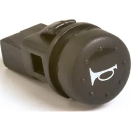 Horn button to clamp in place