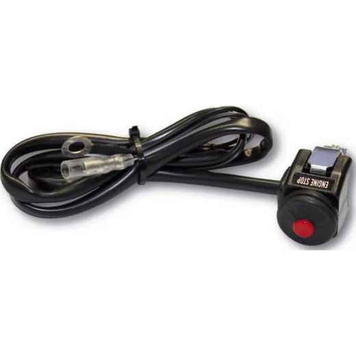 Umschalter Schalter rund (Typ Taster) für Engine Stop, Hupe oder z.B. Override am ATV/Quad.