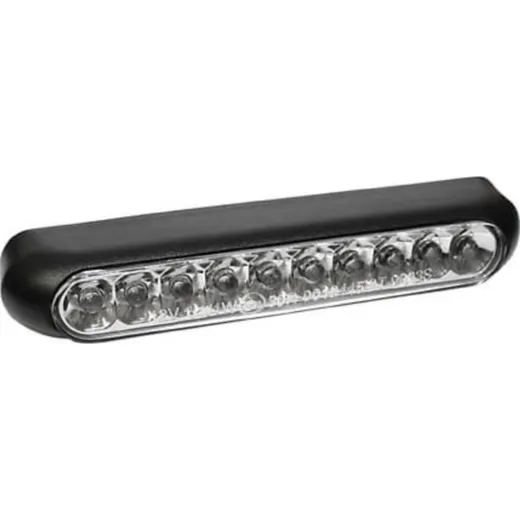 SHIN YO LED taillight LINE, black, transparent glass, no. plate illumination