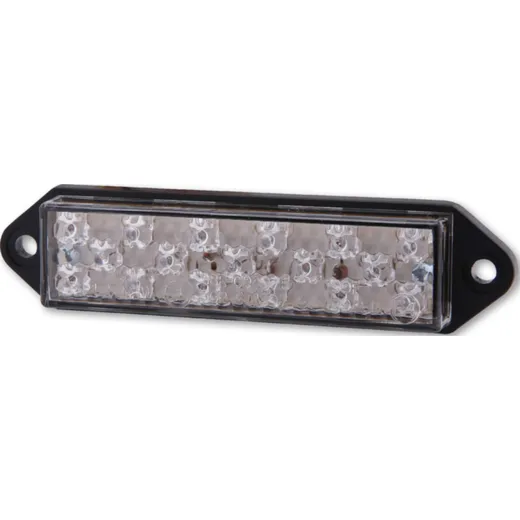 Rückleuchte Heckleuchte SHIN YO LED-Rücklicht, SUPERFLAT, Klarglas, mit Befestigungslaschen, E-gepr.