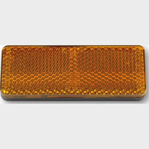 SHIN YO Fork reflector rectangular, yellow