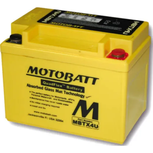 Akku MOTOBATT Batterie MBTX4U
