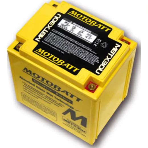 MOTOBATT Battery MBTX30U, 4-pole