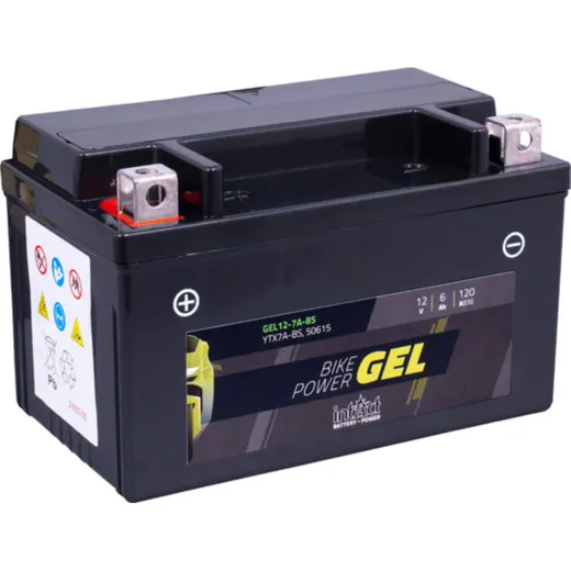 Akku INTACT Bike Power GEL Batterie YTX7A-BS