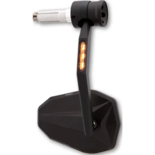 HIGHSIDER for: VICTORY RIM handlebar end mirror with LED turn signal/position light