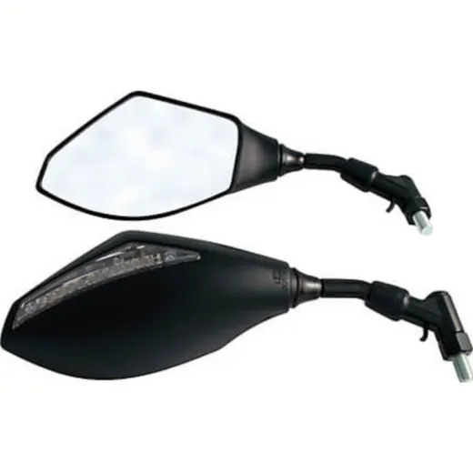 Blinklicht Spiegel mit LED-Blinker
