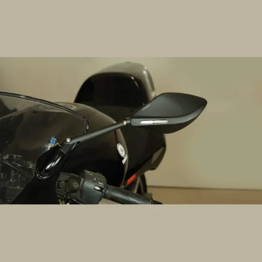 HIGHSIDER TOREZZO fairing mirror with LED turn signals
