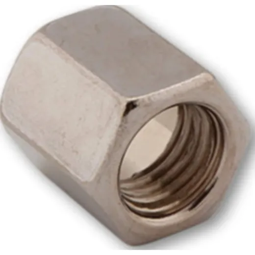 Mirror nut 14 mm, chrome-plated, M10 x 1.25 RH