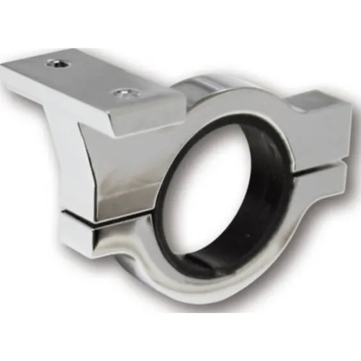 HIGHSIDER Aluminium handlebar clamp, chrome-plated, for indicator 360-231
