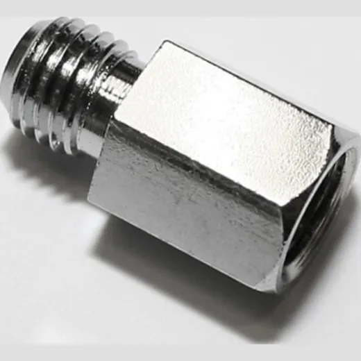 Mirror adapter hole M10 right on bolt M10 right chrome plated