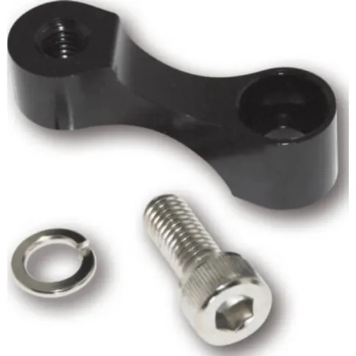 SHIN YO Mirror extension, black, for M8 x 1.25 mm right hand thread