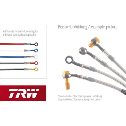 TRW Lucas Steel flex set MCH448H1, rear