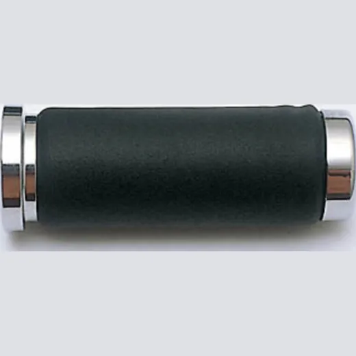 Handlebar grips chrome/leather