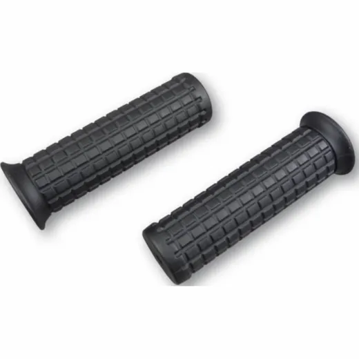 Custom Old Style handlebar grips 1 inch (25,4 mm) black pair