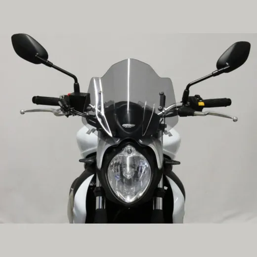 MRA Racing screen NR, for: SUZUKI SFV650 GLADIUS, 09-15, smoke grey