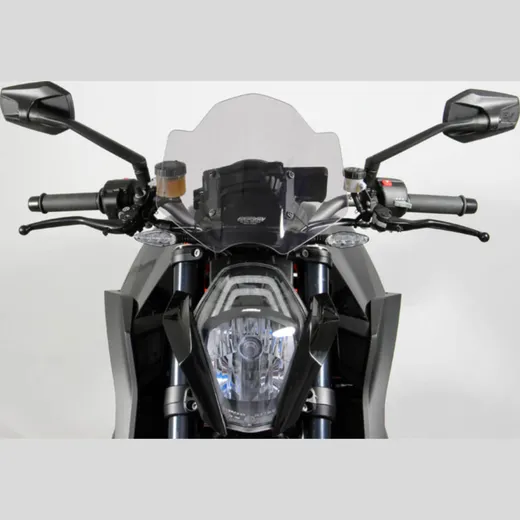 MRA Racing screen NRM, for: KTM 1290 Super Duke R, 13-16, black