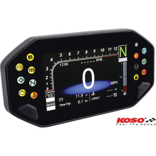 KOSO Digitales Multifunktions-Cockpit RX-4 für MT-07/09, XSR 700/900