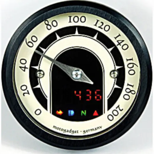 motogadget Speedometer motoscope tiny speedster, black