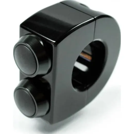 motogadget mo.Switch 2 Taster Armatur 22mm, schwarz