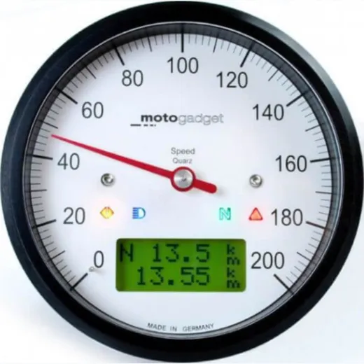 motogadget Motoscope classic speedo, black
