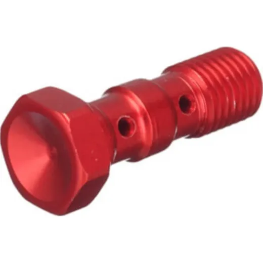 ABM Double banjo bolt M10x1,25, red