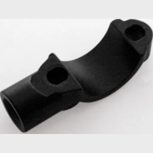 Clamp for brake-/clutch cylinder, black, for 1 inch handlebars