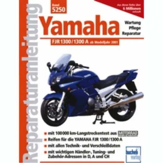 Motorbuch Vol. 5250 Repair Instructions for: YAMAHA FJR 1300, 01